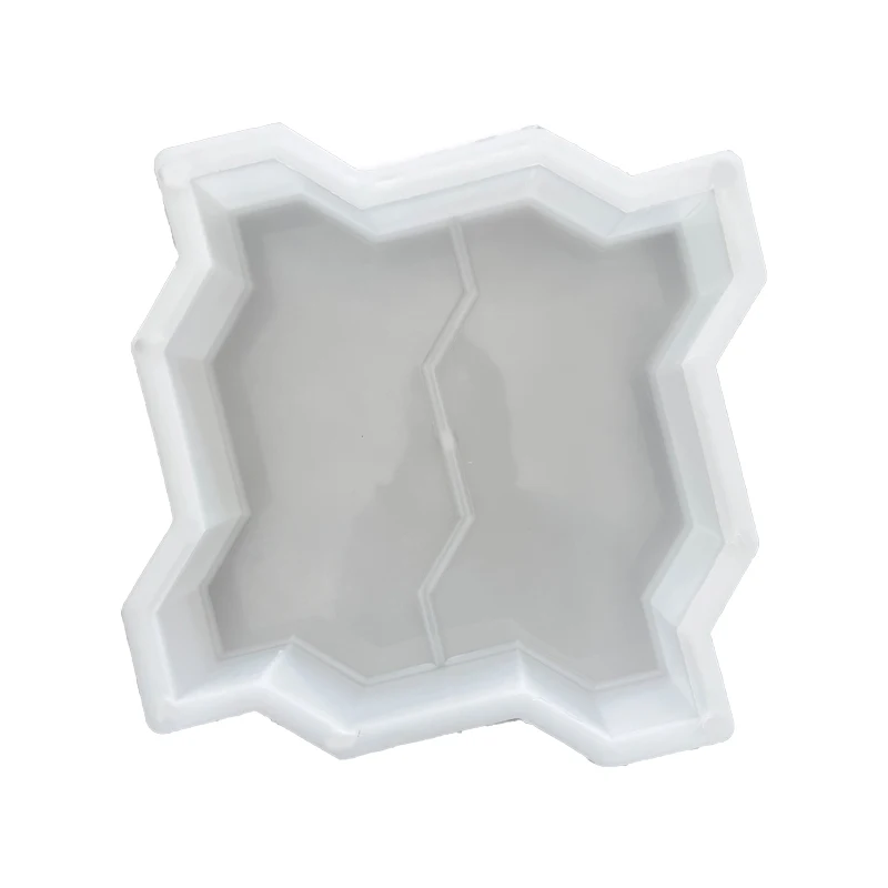 Three wave parking yard yard garden park pavement brick concrete precast plastic mold