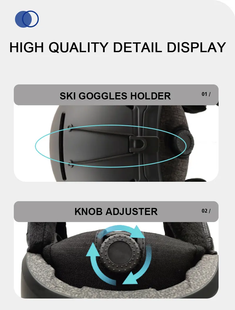 Yoloon CE EN1077 ski helmet for skiing snowboard winter women men breathable safety sports skiing snow helmet adult