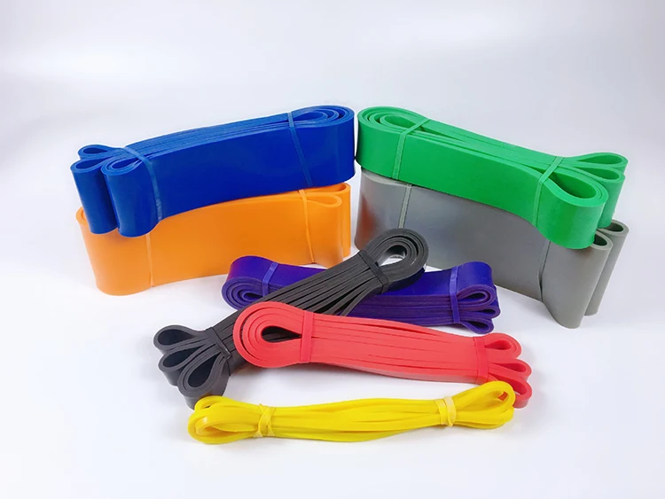 Толстая тяжелая и длинная петля для упражнений, тренировочная лента для поддержки подбородка, растягивания, йоги, пилатеса, ног, клея