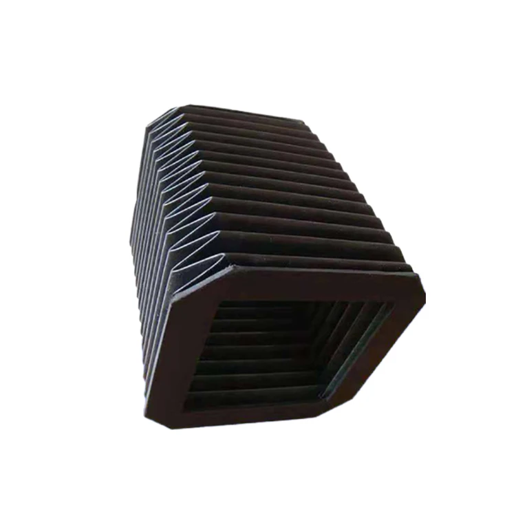 hHot sale high quality flat bellow cover Oil-proof and dust prooffor waterproof bellows cover for CNC lathe machine
