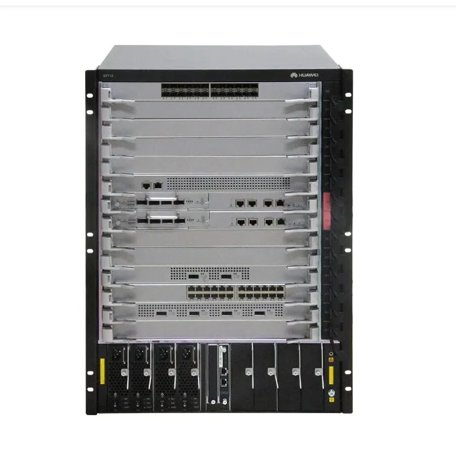 S7712 AC bundle including assembly chassis  Main Board, 2x800W AC power module 2880Mpps 3.84Tbps Non-POE
