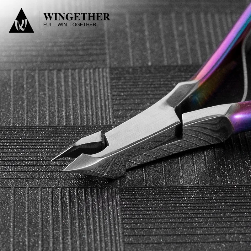 Wingether Amazon Hot Wholesale Cut Cuticle In Stainless Steel Nail Supplies Russian Cuticle Nipper Professional Cuticle Nippers