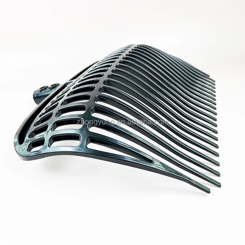 Durable plastic pitch fork with head for horse stable manure hay bedding cleaning