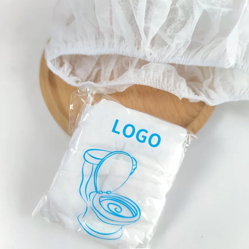 Newest Disposable toilet seat comfortable soft non-slip environmentally friendly elastic non-woven toilet seat cover disposable