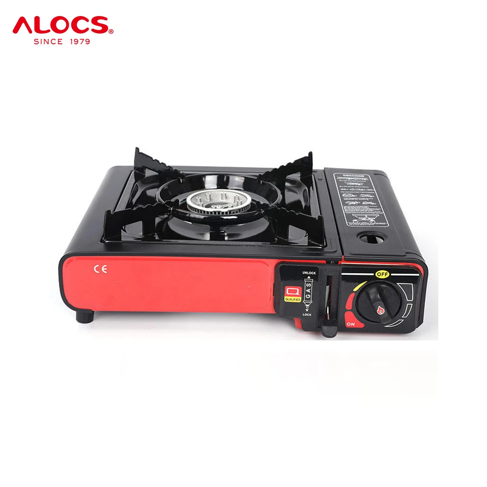 Alocs Tourist Gas Stove Camping Accessories Portable Outdoor Picnic Mini Single Burner Butane Propane Kitchen Gas Stoves
