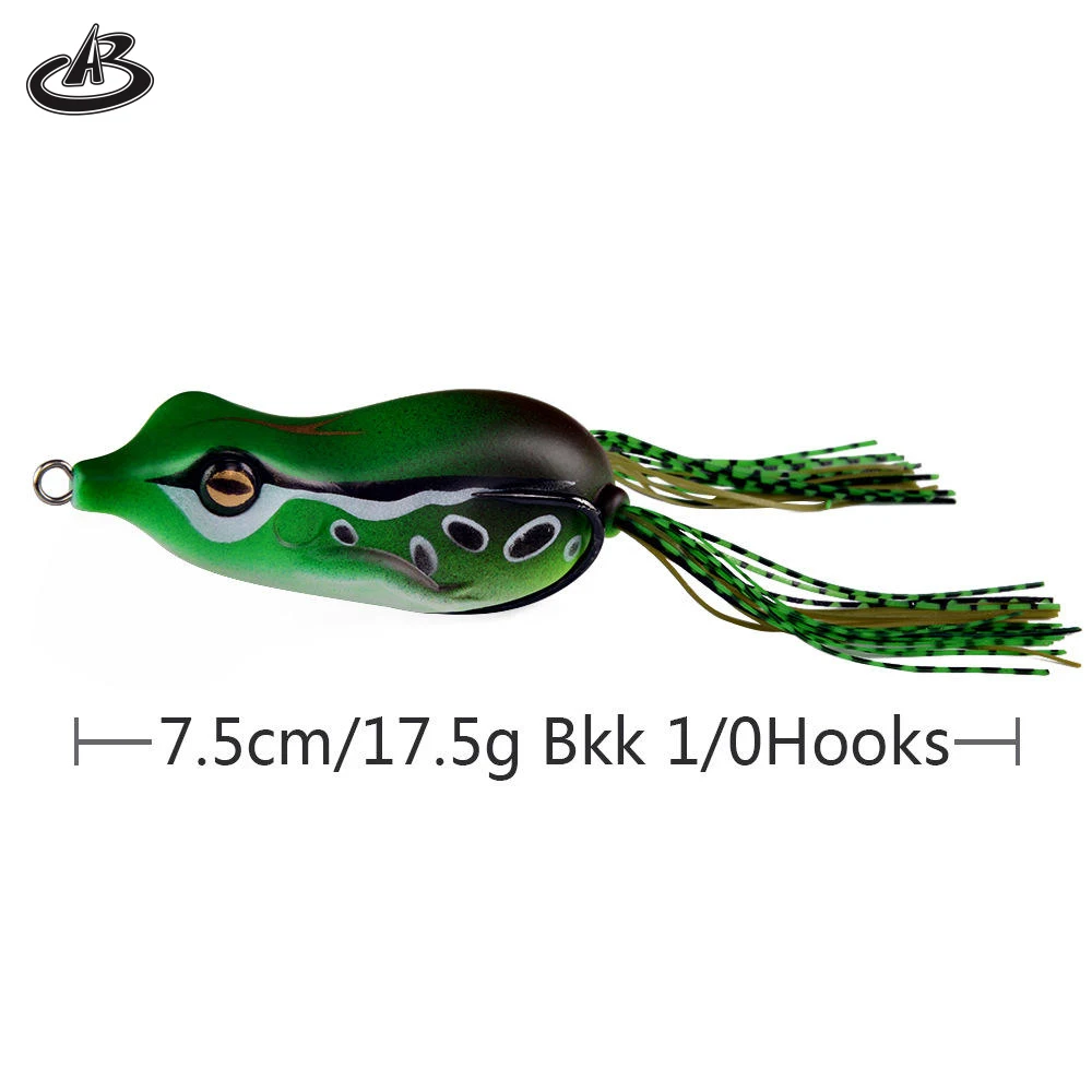 Silicone Soft Bait Thunder Frog Toad Double Hook Sequins Modified Double Color Silk Frog Fishing Lure
