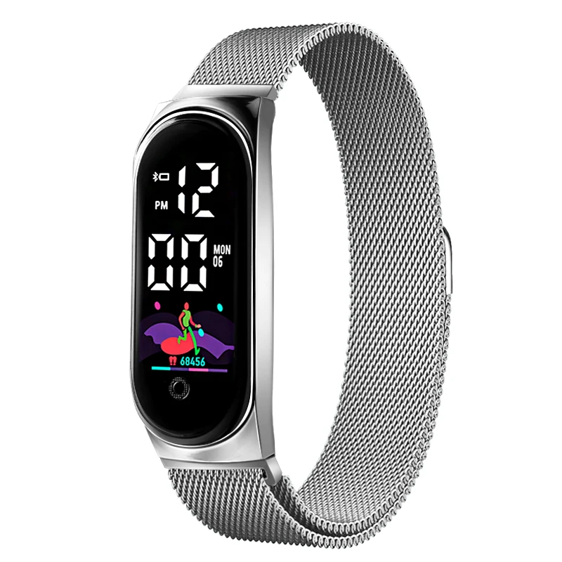 M8 manufacturer wholesale custom logo smart bracelet men women waterproof smart watch