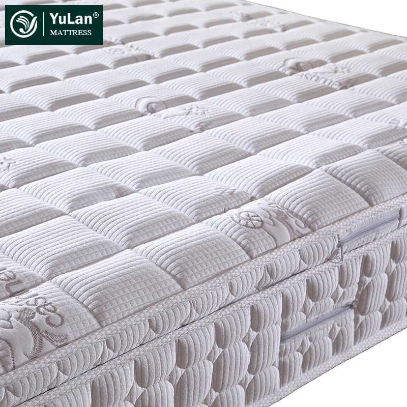 Luxury Ergonomic Design Healthy Spinal Care 9 Zoned Pocket Spring  Cashmere Latex Mattress