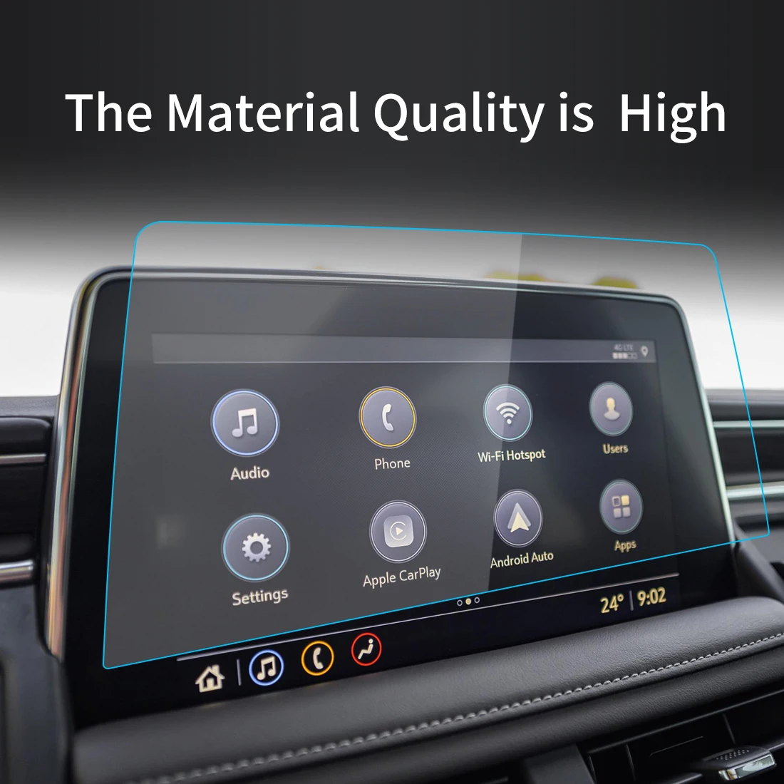 New Car Accessories Navigator GPS Tempered Glass Screen Protector Film For Chevrolet Tahoe Auto Multimedia Guard Protective Film