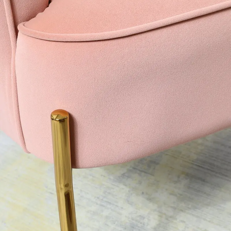 High Back Yellow Purple Tufted Accent Armchair le Corbusier French Indoor Hotel Chaise Lounge Chair Relax Nordic Leisure Chair