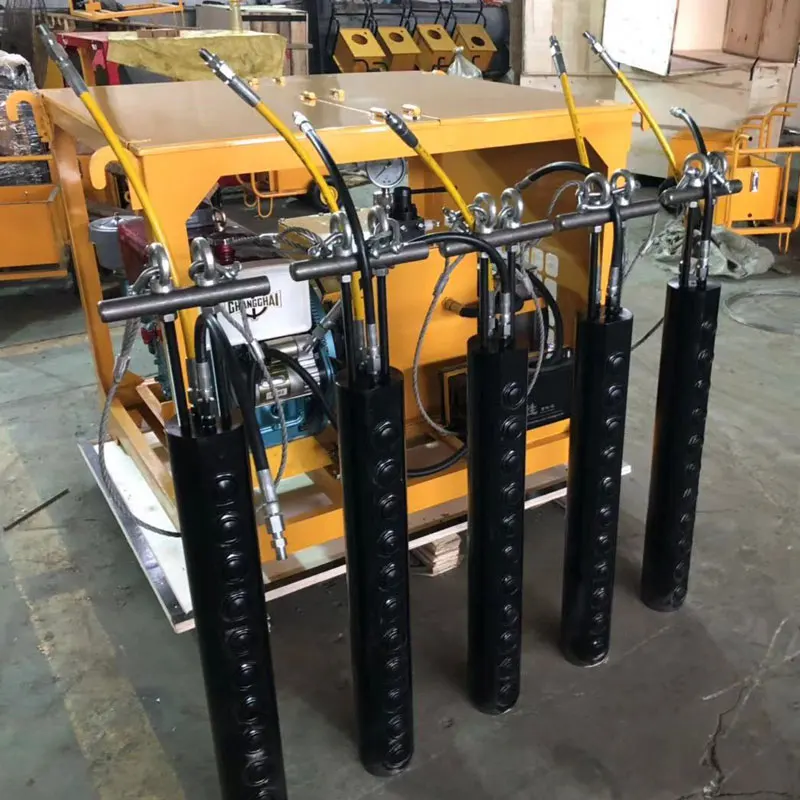 8 HP diesel pump station Hydraulic Wedge Rock Splitter