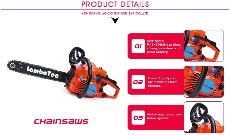 2-Stroke professional chainsaws gasoline chain saw 3800 petrol chainsaw 37.2 cc