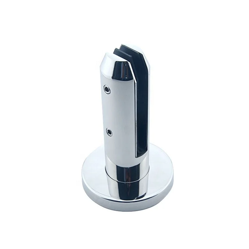 EKOO Pass CE Test Duplex 2205 Floor Mounted Canada Round Adjustable Pool Fence Glass Spigot