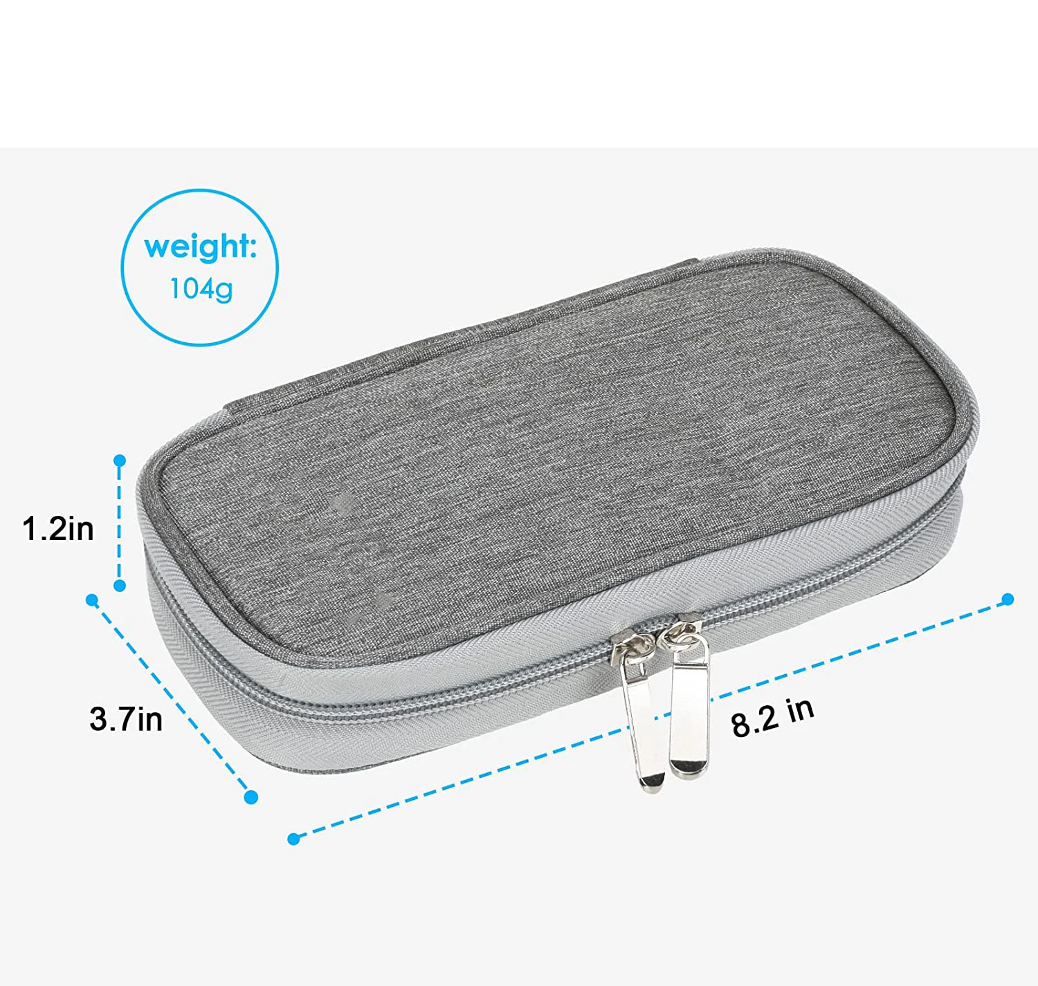 Insulin Cooler Travel Case Diabetic Medication Cooler with 2 Ice Packs and Insulation Liner