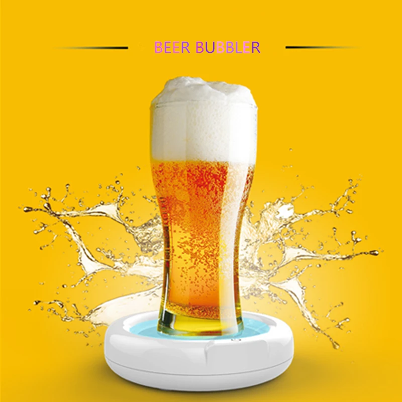 Magic Plastic Electric Ultrasonic Beer Foamer Making Sonic Foamer Beer Aerator