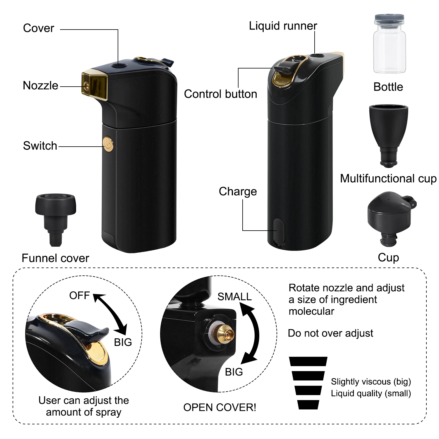 Cordless Make Up Gun Spray Hair Color Airbrush Compressor Electric Wireless Barber Airbrush Compressor Kit