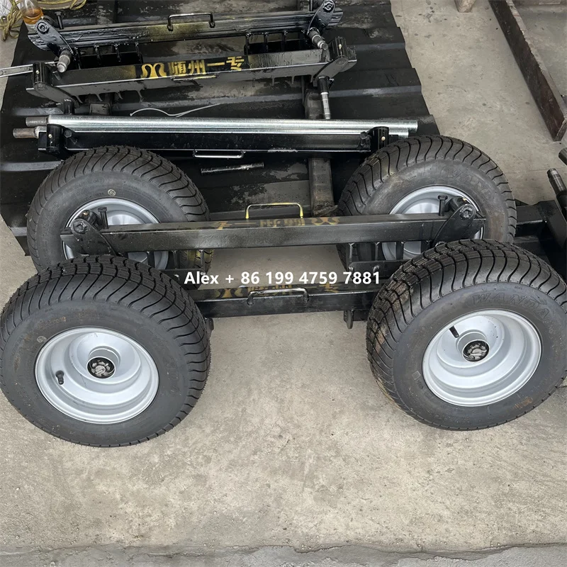 3 tons aluminum steel optional auxiliary wheel trolley wheel for the moving vehicle car wrecker towing self loading dollies