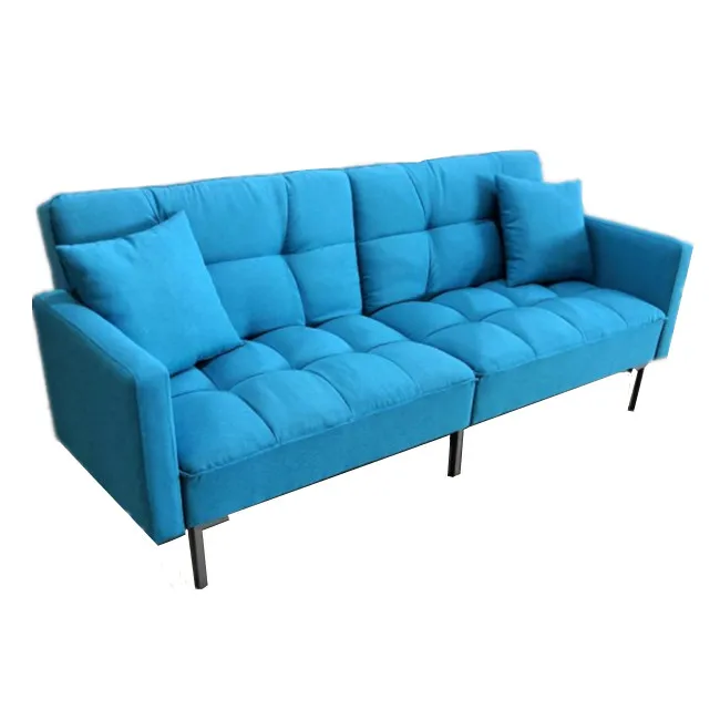 Home sofa set furniture blue sofa fabric velvet sofa bed mechanism