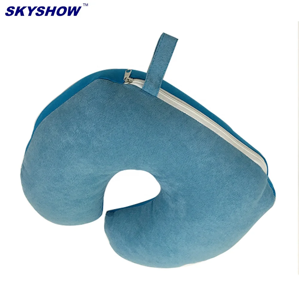 Best Selling New Product U Shape Pillow For Airplanes 2 in 1 Travel Pillow