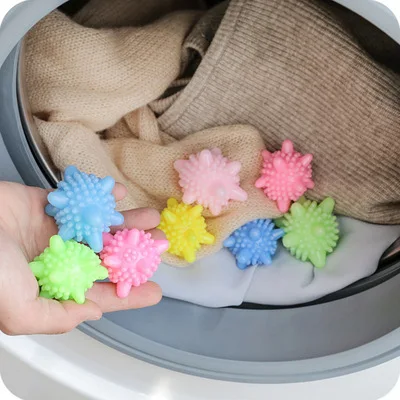Eco-friendly magic laundry washing ball with washing pellets for cleaning fabric