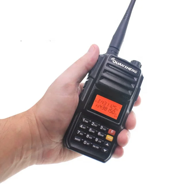 10KM QuanSheng TG-UV2 Plus 10W Long Range Walkie Talkie Dual Band 136-174&400-470mhz 4000mah FM Radio UV2Plus Handheld Radio