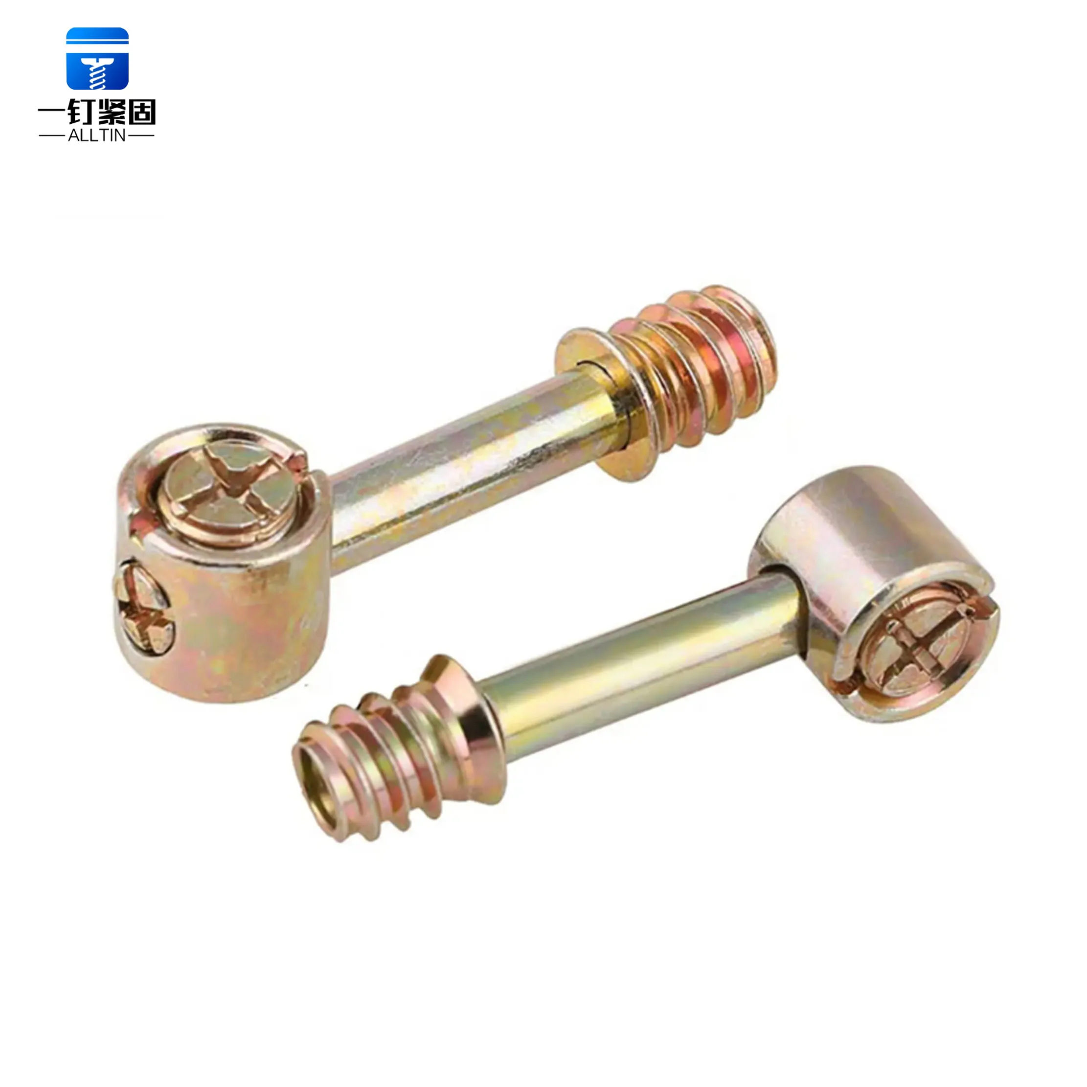 Оптовая продажа 4-в-1 мебельная фурнитура M6 для миниатюрных болтов и винтов мебельных гаек