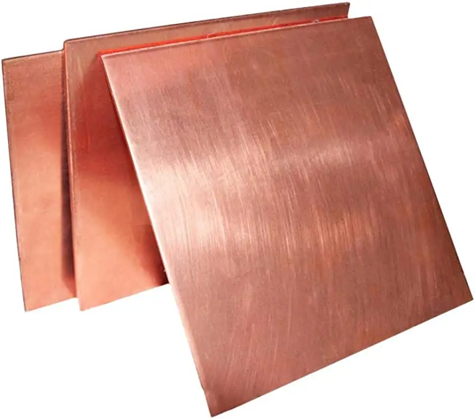 Pure Copper Sheet Plate Hot Selling Sheets Various Thick Copper 99.99 Manufacturer Industrial Brush Bronze Hard Surface Plate