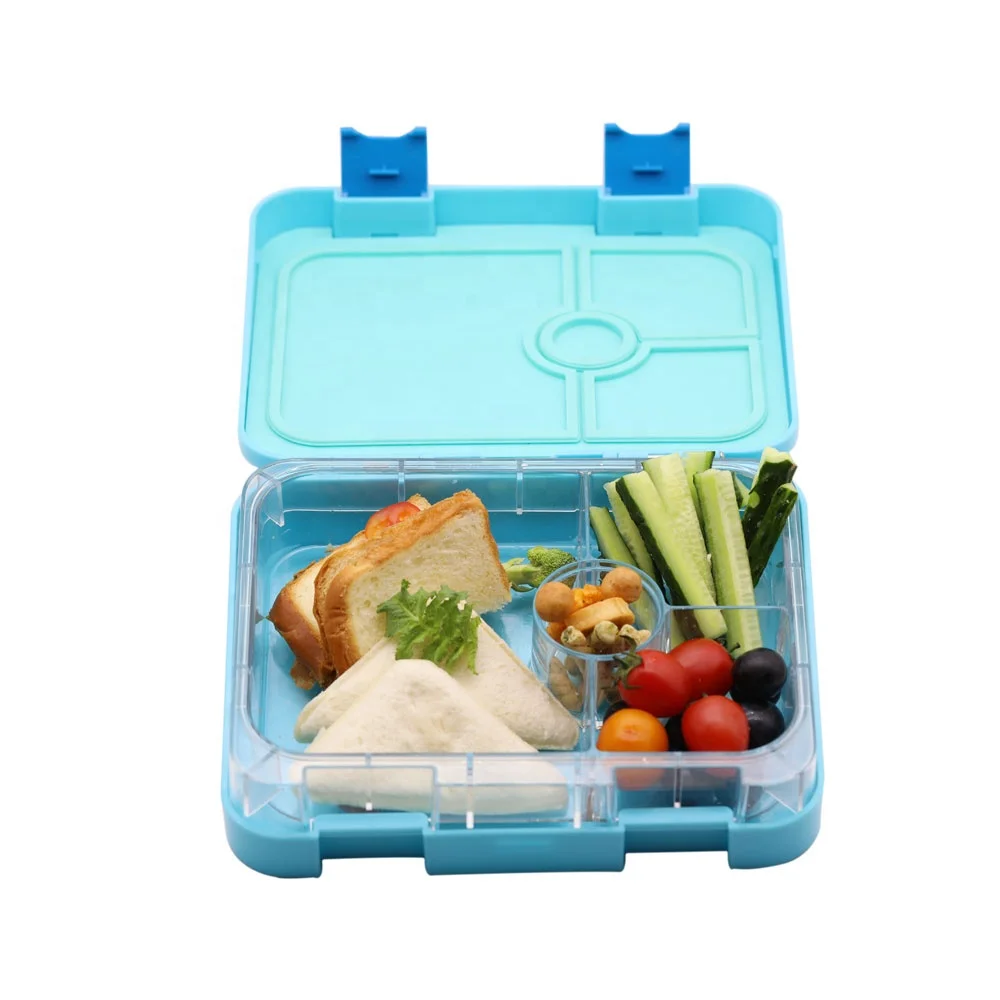 Colorful cute cartoon bento lunch box for child
