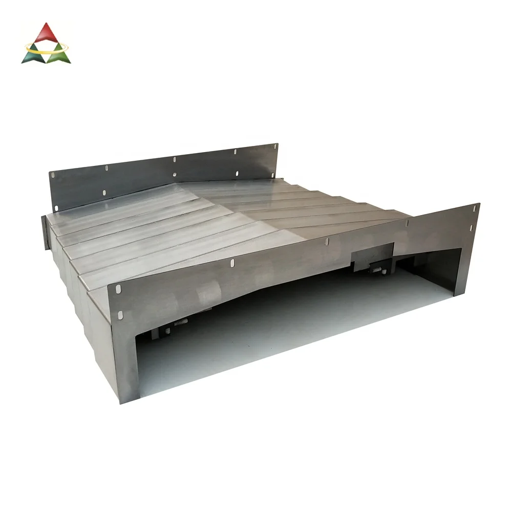 Стальная Телескопическая крышка нержавеющая сталь защита гармошкой телескопическая Крышка для станков с ЧПУ