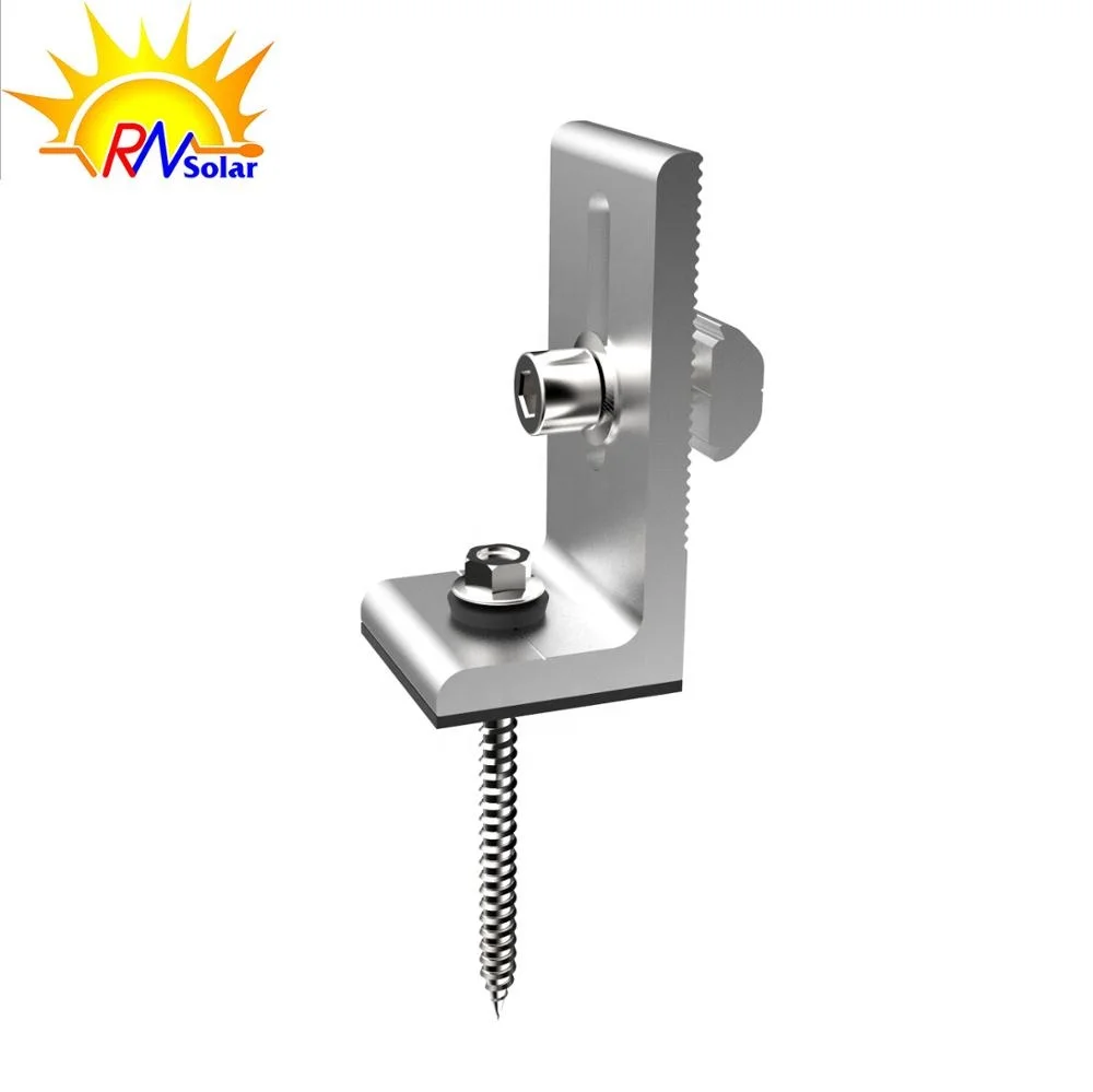 Easy Install Solar Panel Mounting Bracket Metal Roof Solar L Feet Roof Bracket Manufacturer Origin