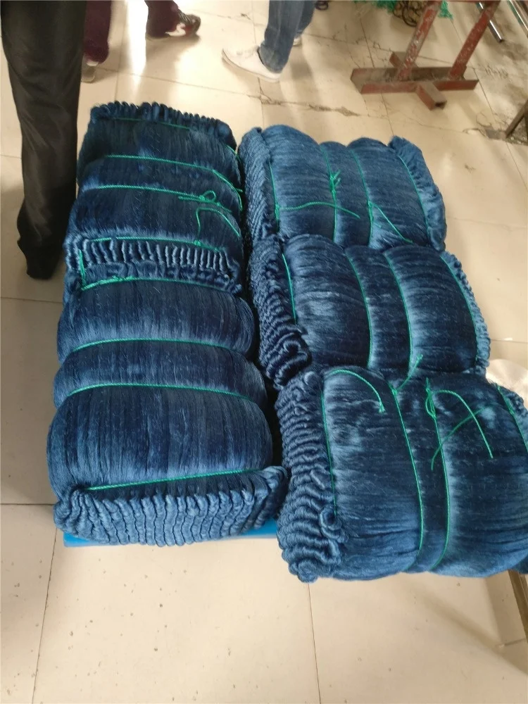 Africa High Quality Blue Fishing Net polyester fishing net  red de pesca fishing nets china