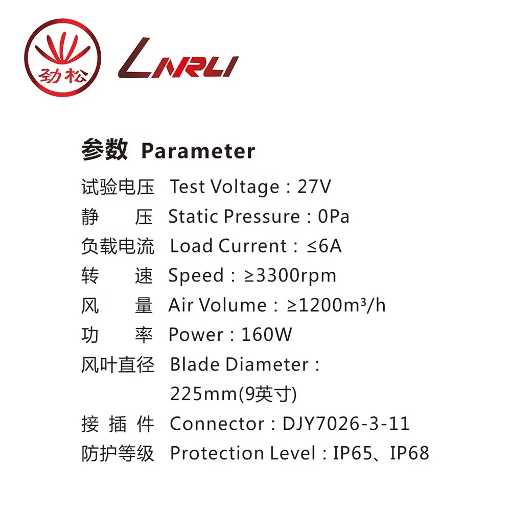  Лин Руи LNF-2209X suction12 дюймов 12V/24V dc кузов рефрижераторного вентилятора для охлаждения с питанием от источника переменного