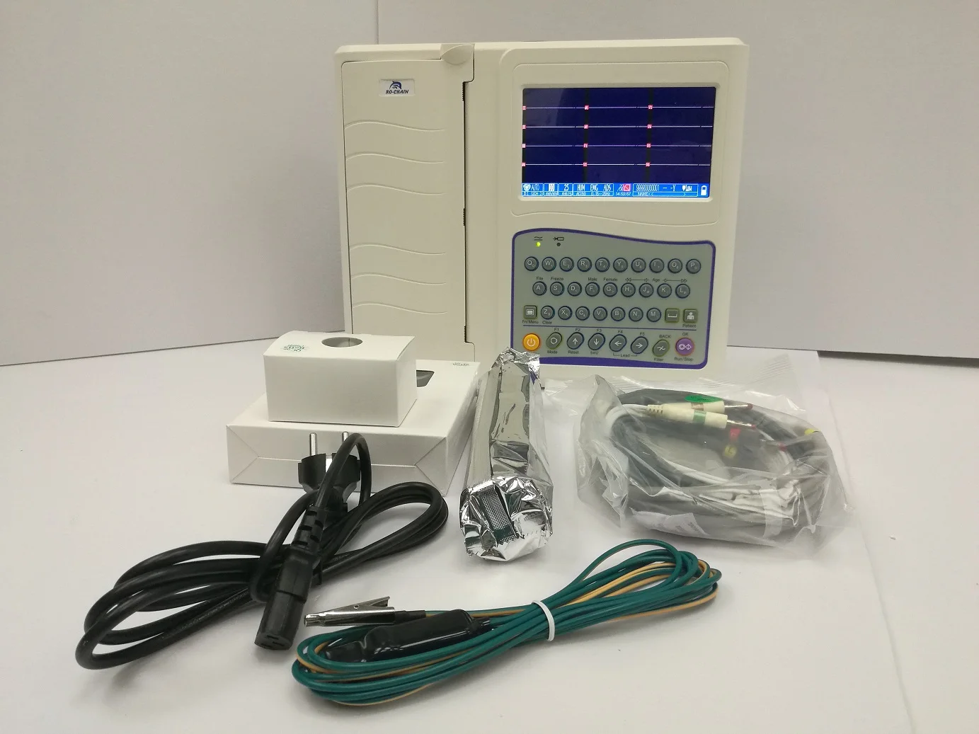 RC-ECG3312 12channel ECG machine, pc based types of ecg machine of very good price