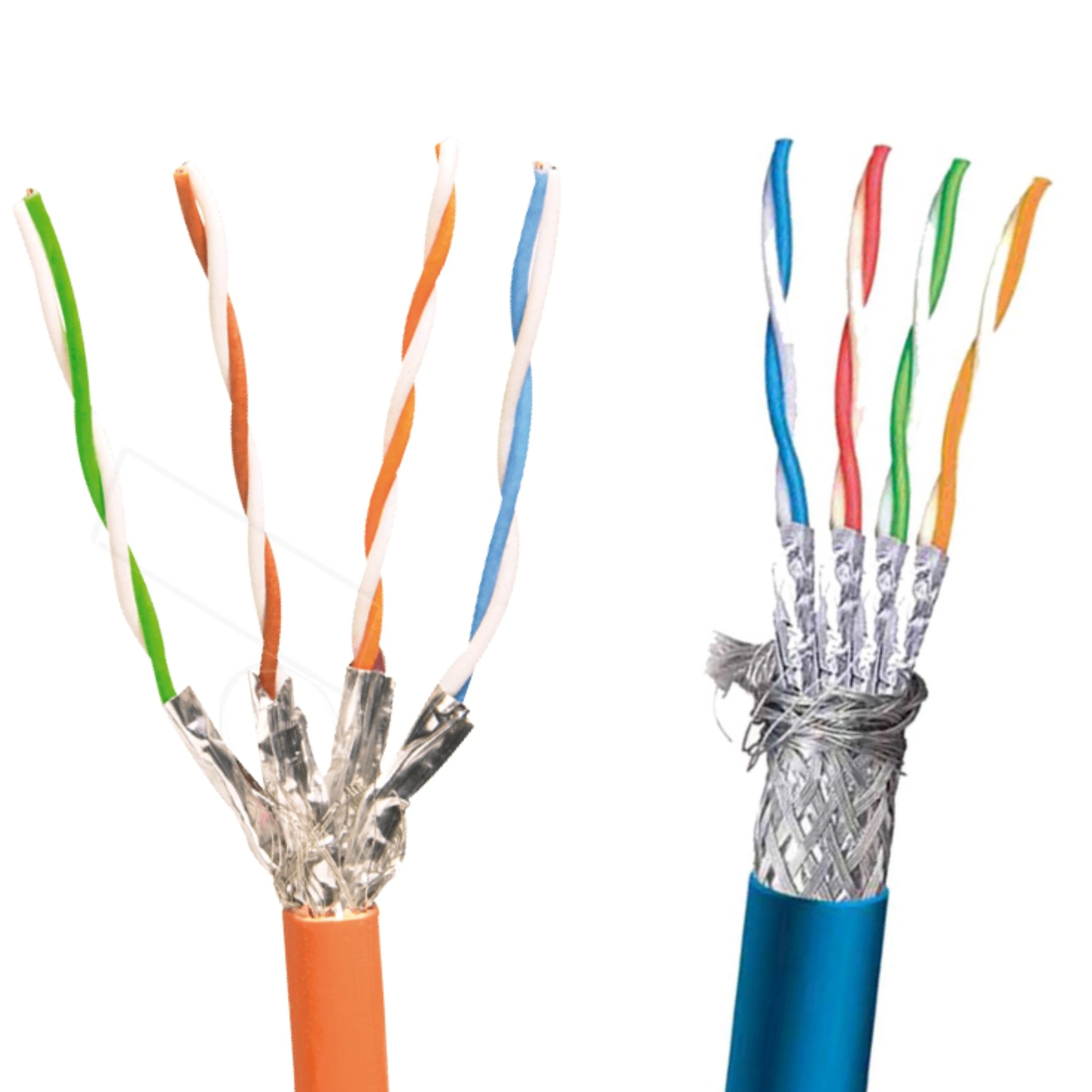 100m 305m roll 23awg pure copper utp ftp cat 7 sftp cat7 ethernet cable for indoor outdoor lan network