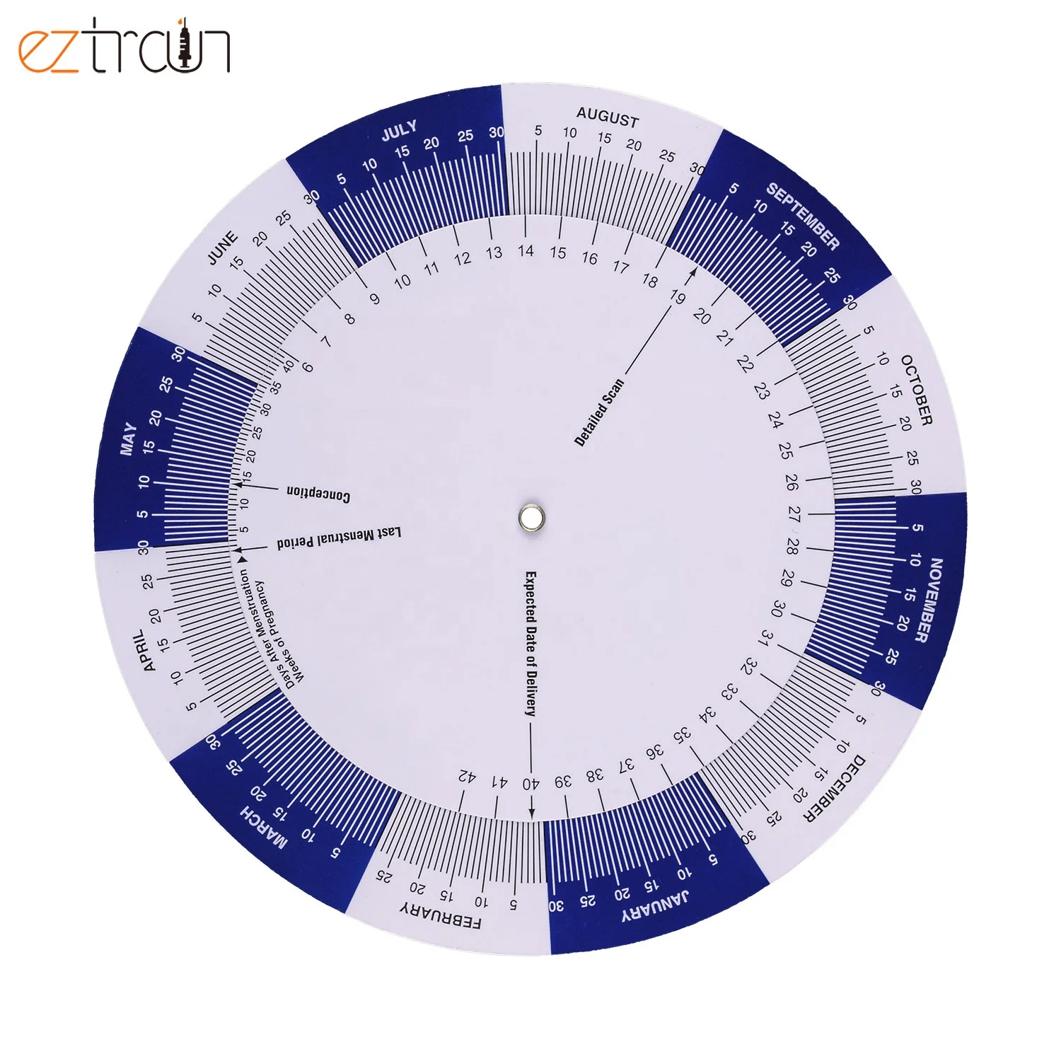 PVC BMI Wheel Pregnancy Due Date Calculator Wheel Ruler