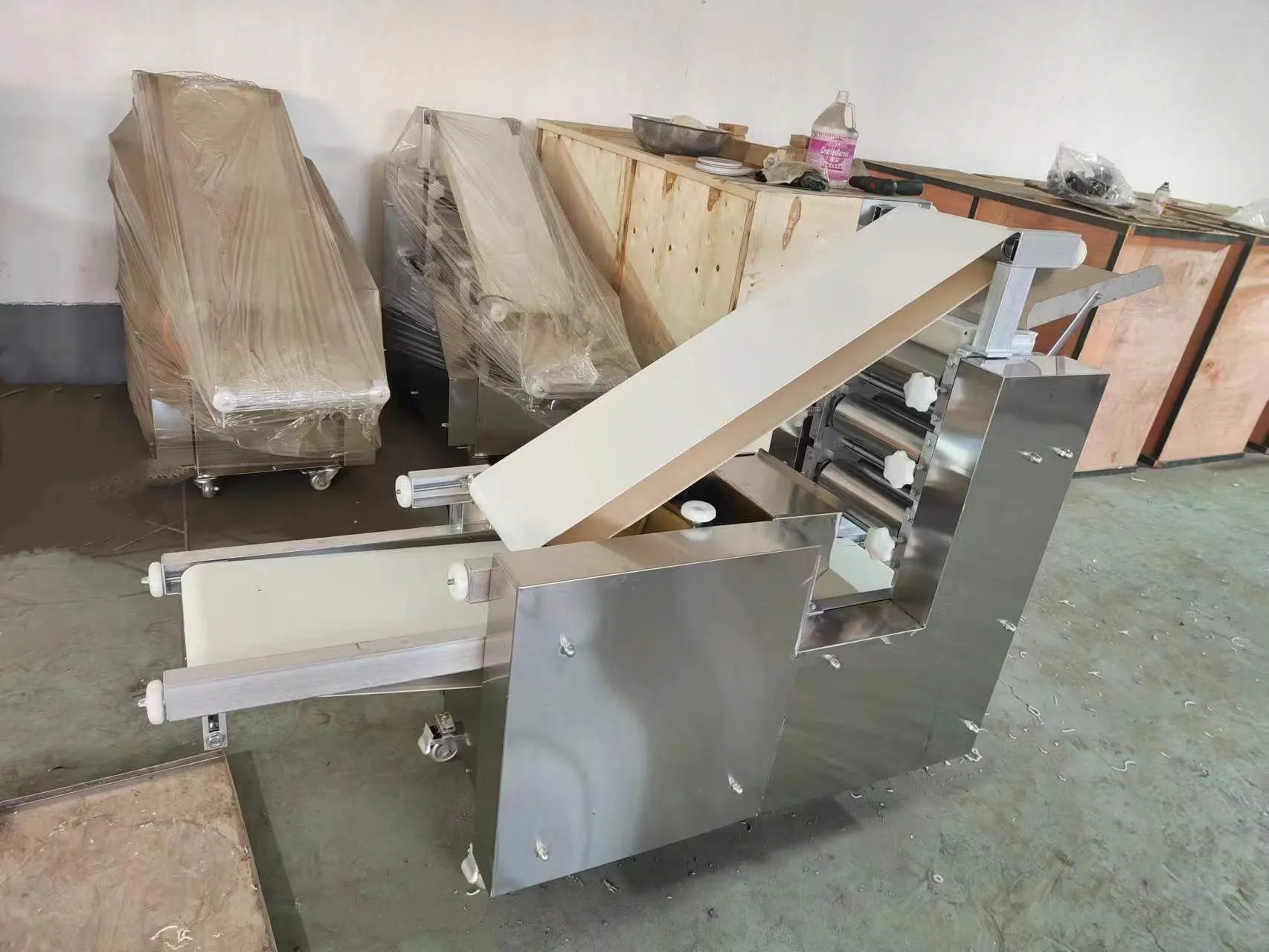 10-40CM Roti Maker Flat Bread Pressing Making Machine/ Lavash Sheeter Dumpling Bun Skin Machine for Sale