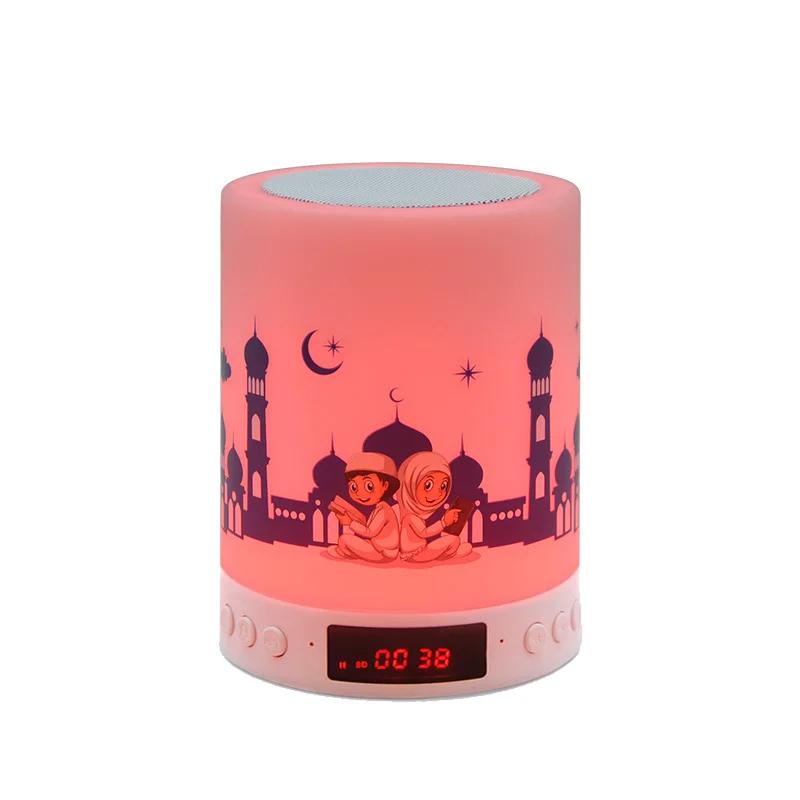 AZAN Prayer New Design Islamic gift Touch Lamp Quran Speaker with Blue tooth for Learning Quran