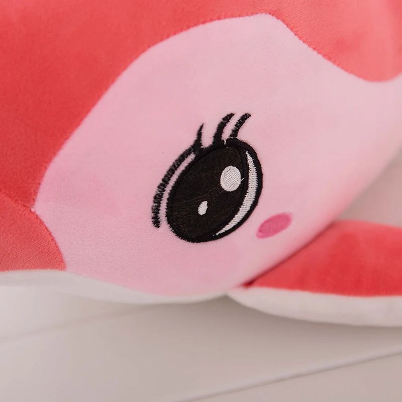 The manufacturer sells the new hot cheap cute dolphin pillow holiday gift cartoon plush toy dolphin doll