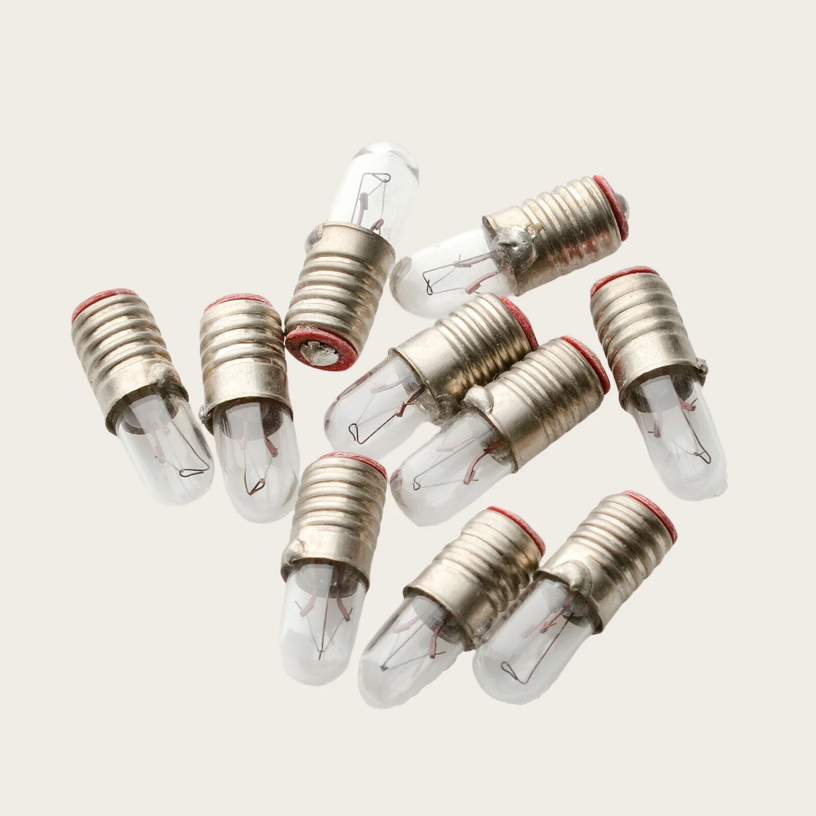 E5/8 E5.5 Mini Screw Base Indicator Bulb 6V50m Warm White Light E5