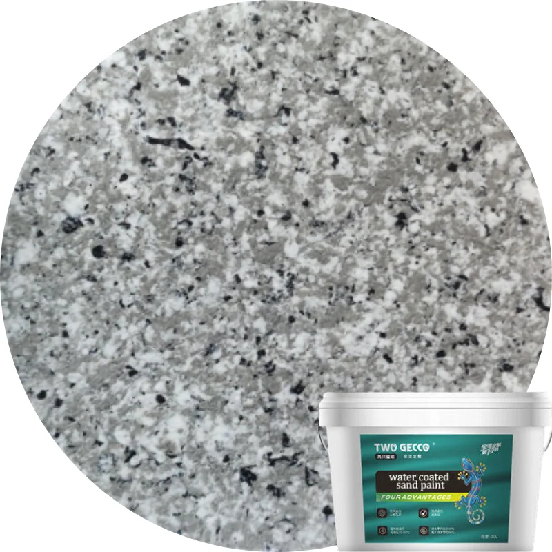 Factory supply Water In Sand Texture Spray Multi-color Paint Granite Wall Painting