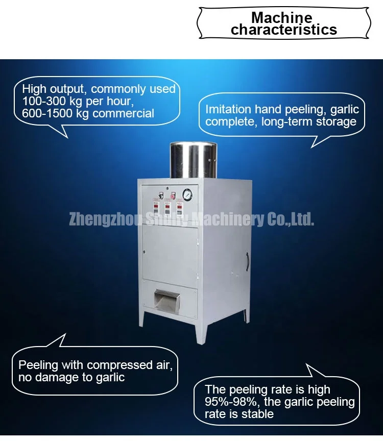 good quality Garlic peeler machine automatic price of garlic peeling machine