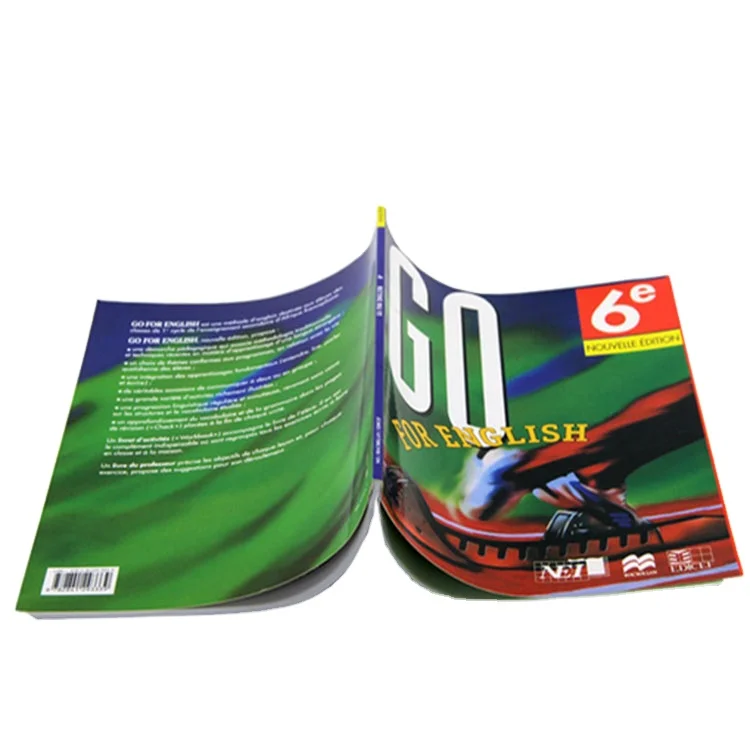 Cheap English Textbooks Printing School Exercise Book Printing Factory Price
