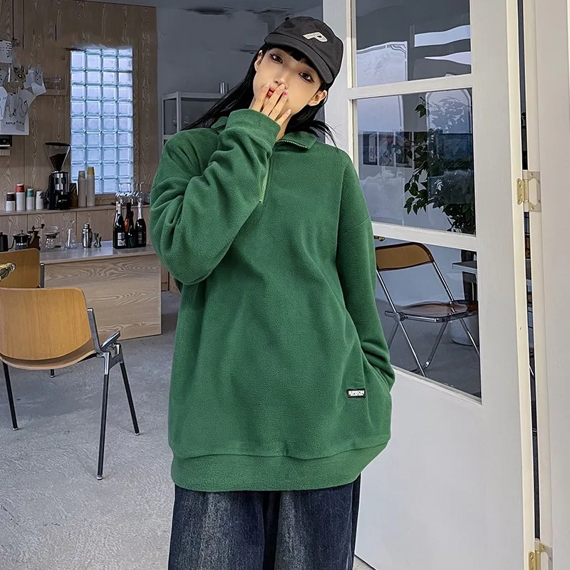 Autumn ladies high quality loose trend Chinese style comfort lazy casual hoodie & sports hoodie