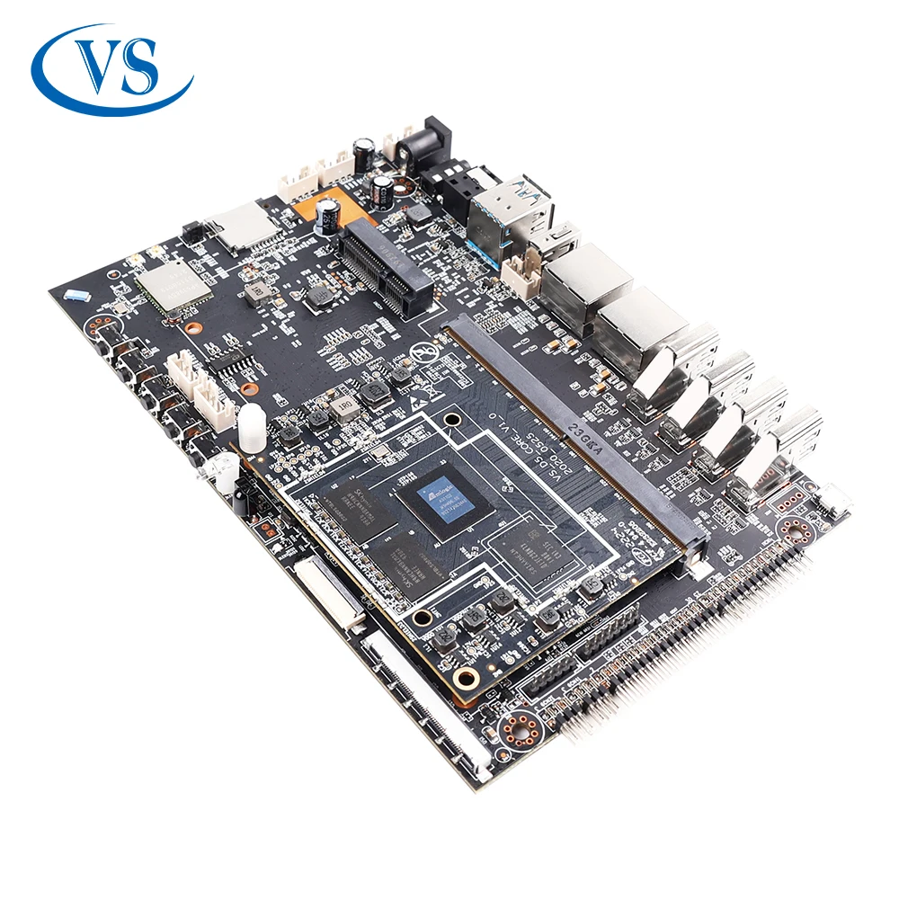 Videostrong VS-D5 Amlogic A311D2 Android 11 1000M Development Board PCBA