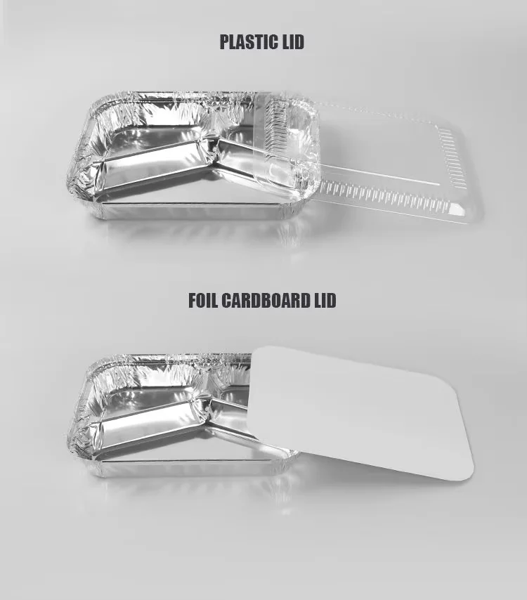 Aluminum Foil Cupcake Container 150/300ml Heat-Resistant Foil Baking Cups with Clear Lids and Spoons Mini Square Cake Pan