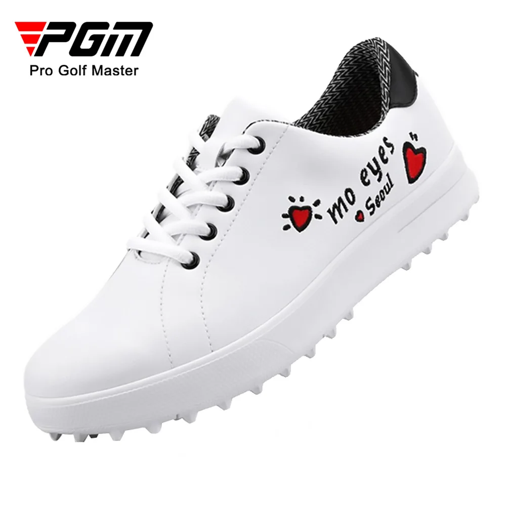 PGM XZ111 Customize embroidery design women golf shoes