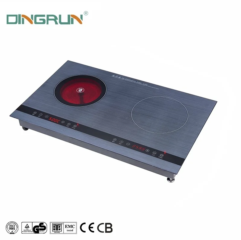 Индукционная плита с двойной горелкой, 240 в, 2 головки