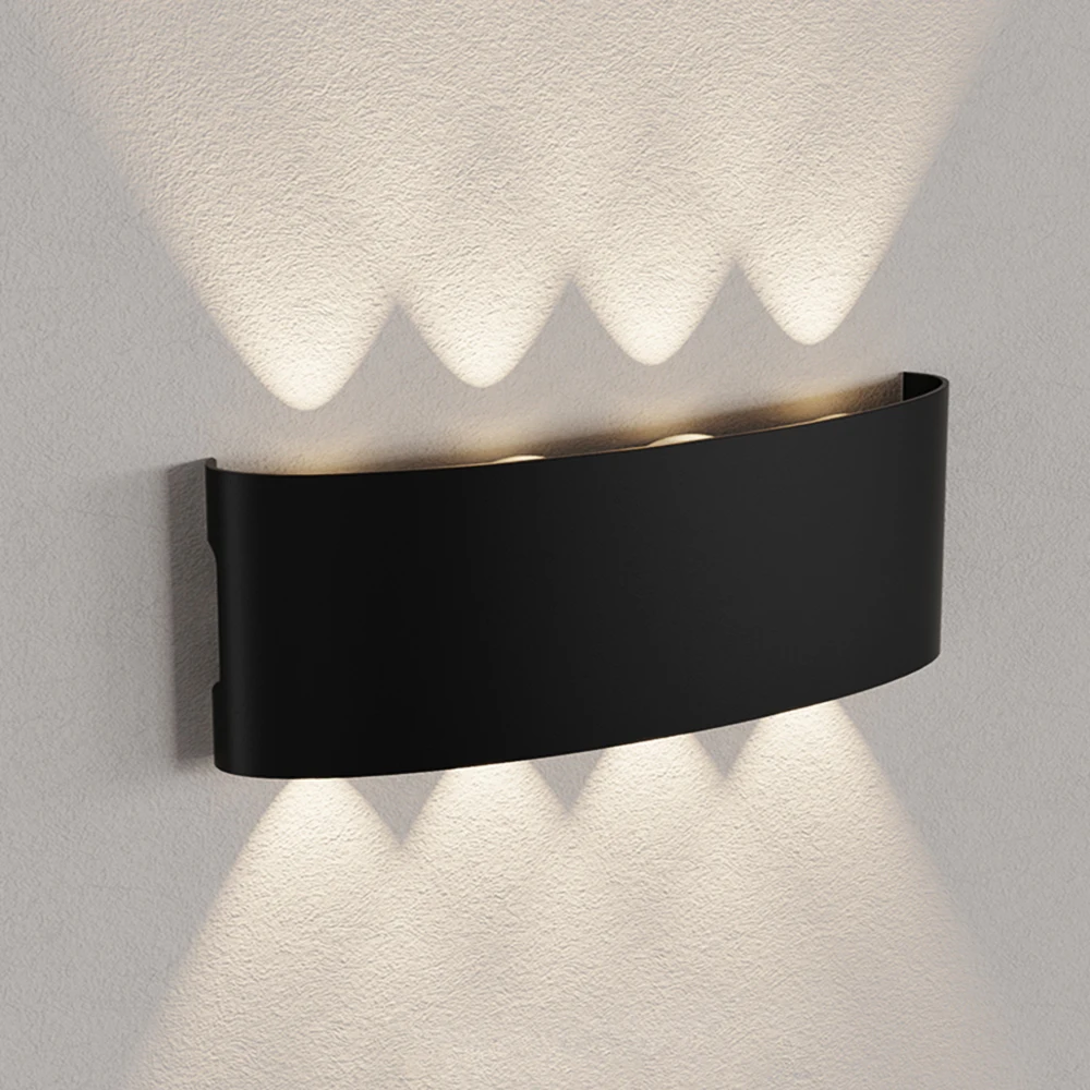 12w Upper and Lower Waterproof Wall Lamp Hotel Garden Porch Wall lamp lighting indoor and outdoor led wall lamp