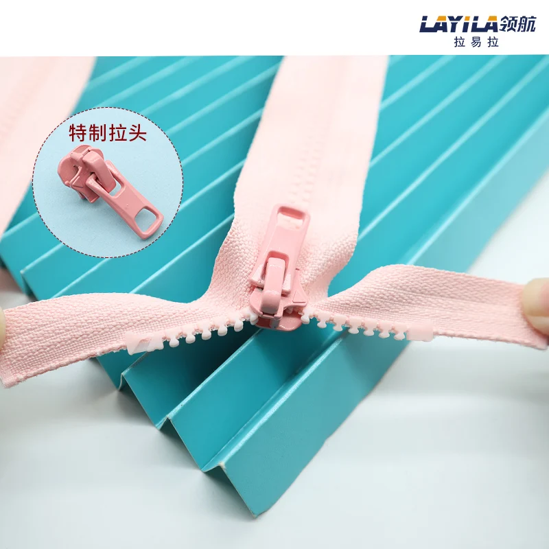 New No.5 open end traveling bag vislon zipper