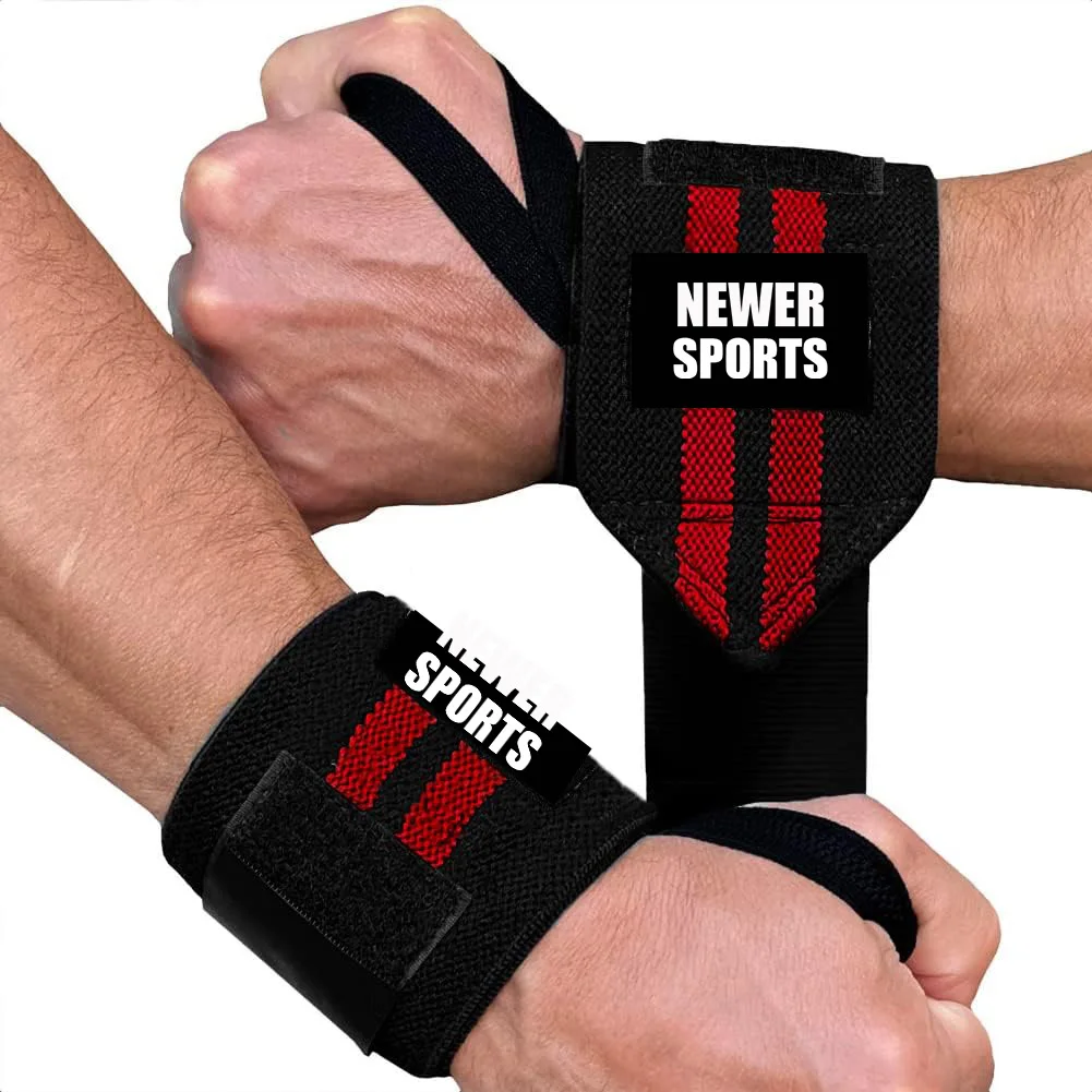 High quality custom logo durable gym weight lifting wraps wrist brace for bench pressing